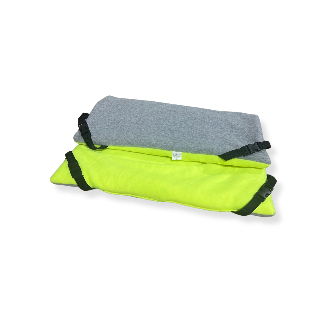 50% OFF Neon Yellow & Grey Marl Soft Light Weight Reversible Pad