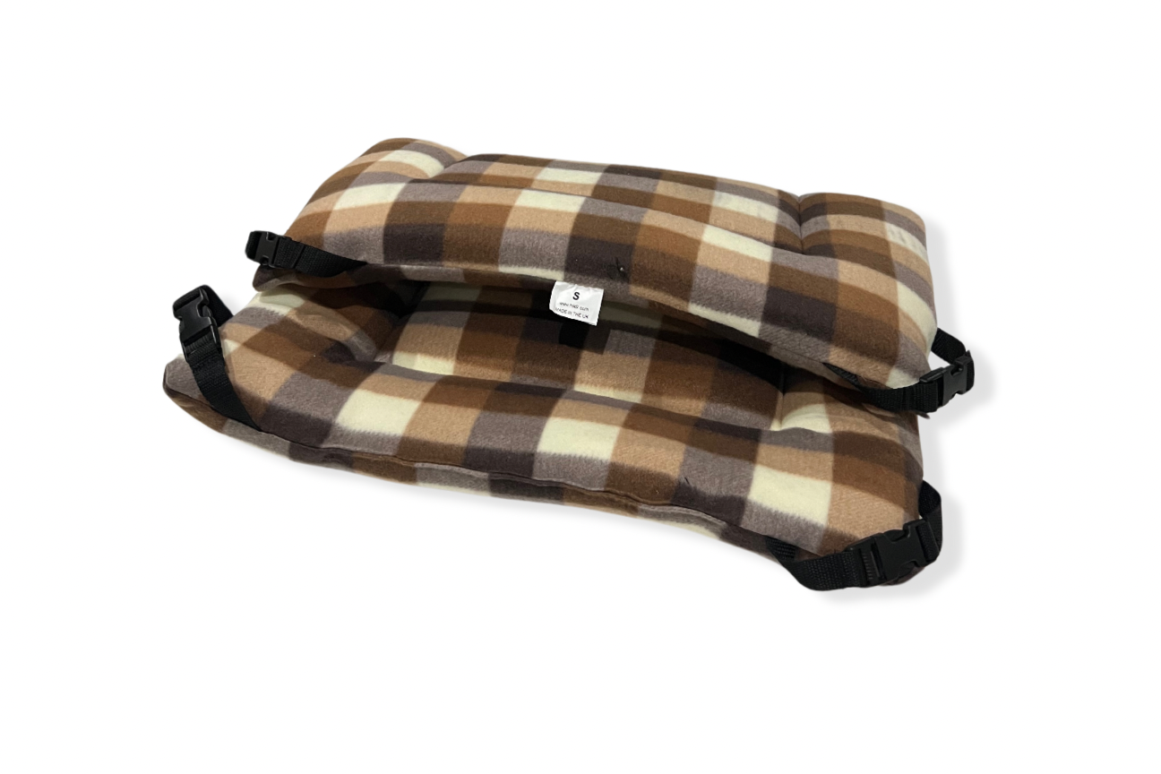 30% OFF Brown Check Reverse Reversible Pad