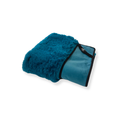 Aqua Velvet & Teal Luxury Cosy Topper