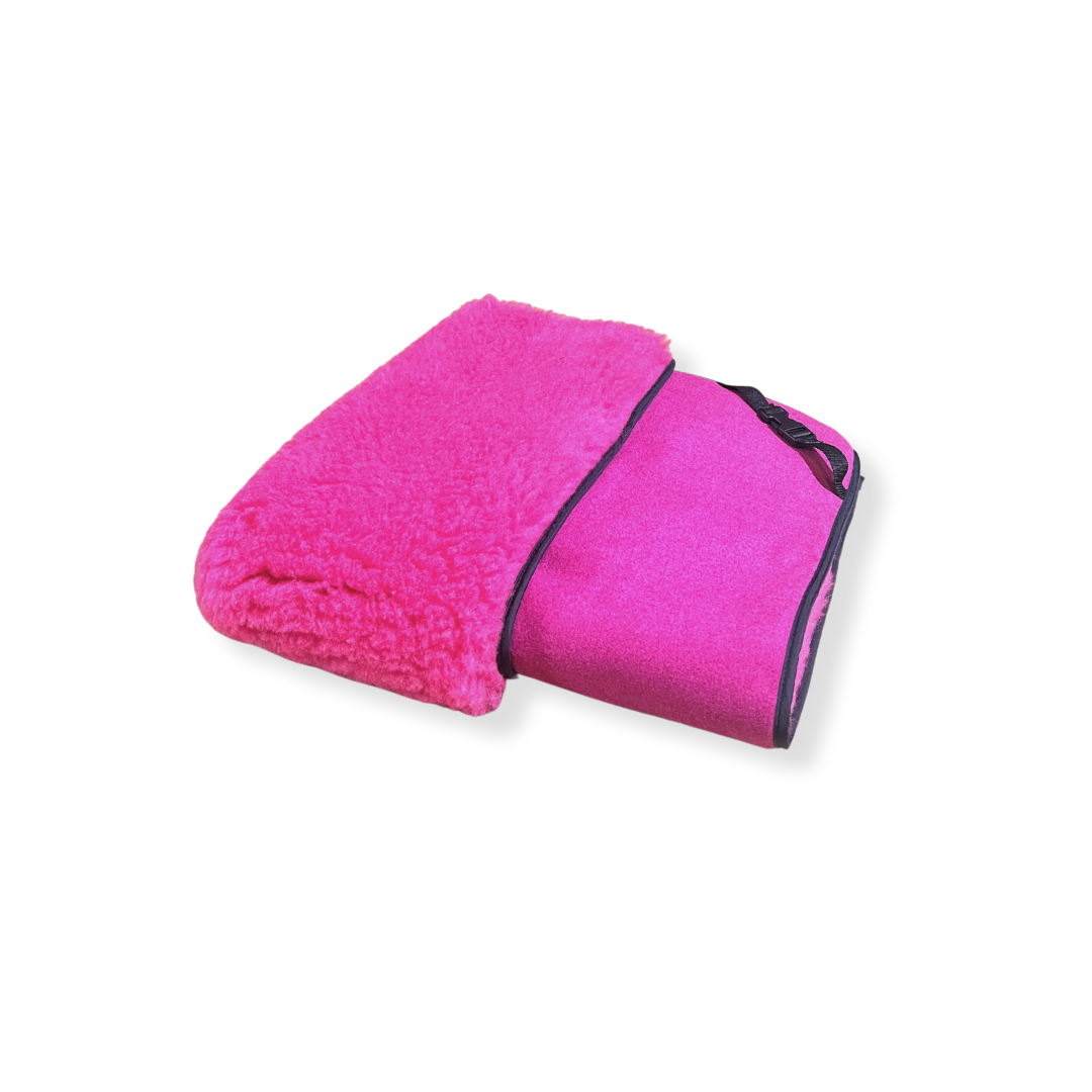 Pink Felt & Hot Pink Luxury Cosy Topper