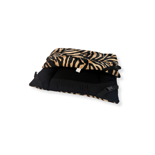 Antelope Velour & Black Velvet Luxury Reversible Pad